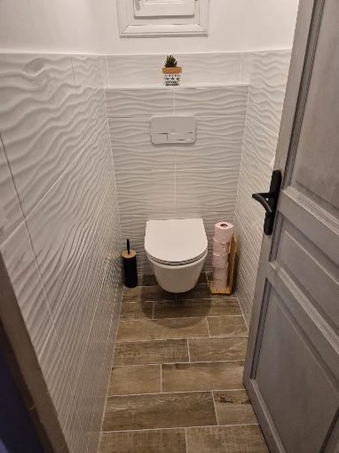 Chantier Piani Sébastien - douche en pose